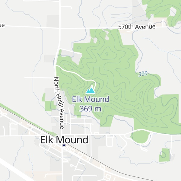 Map of Elk Mound