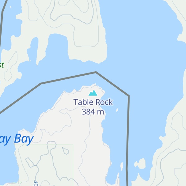 Map of Table Rock