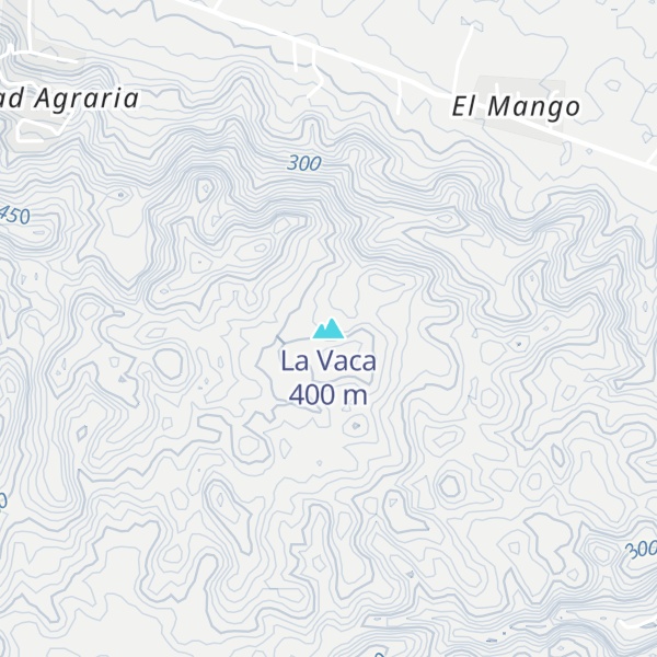 Map of La Vaca