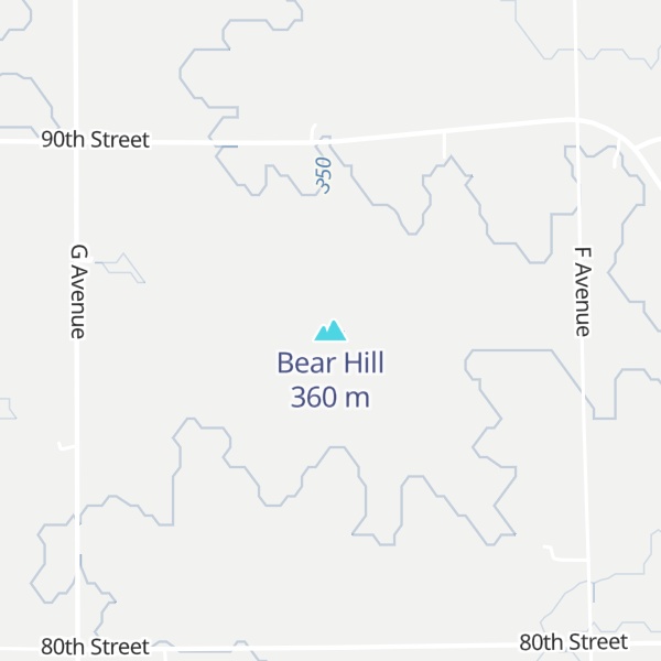 Map of Bear Hill
