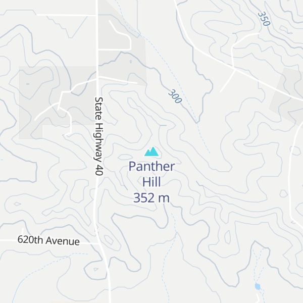 Map of Panther Hill