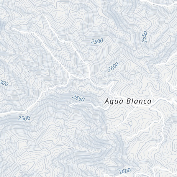 Map of Cerro Tuinincantzé