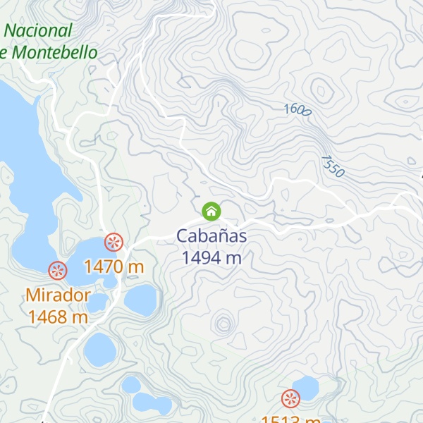 Map of Cabañas
