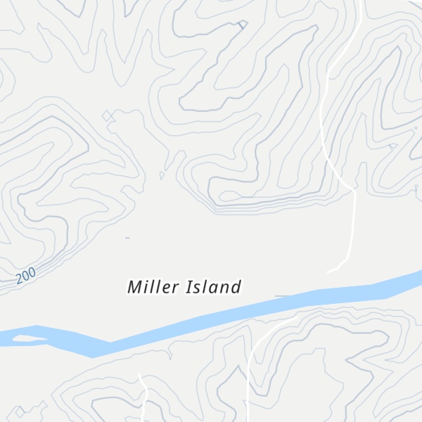 Map of Edwards Bluff