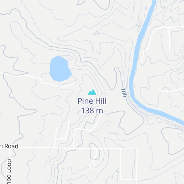 Map of Pine Hill
