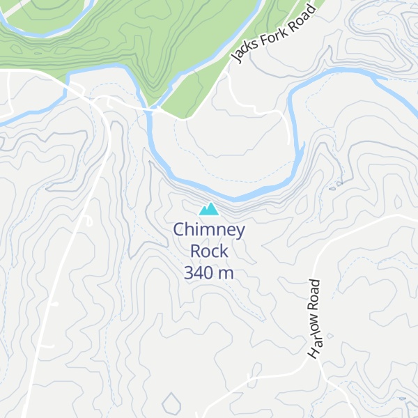 Map of Chimney Rock