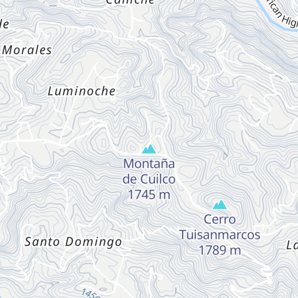 Map of Montaña de Cuilco