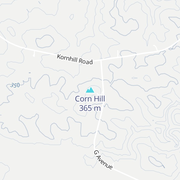 Map of Corn Hill
