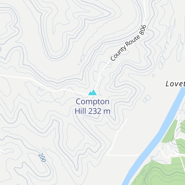Map of Compton Hill