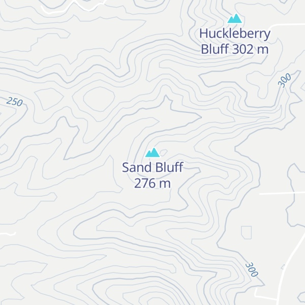 Map of Sand Bluff