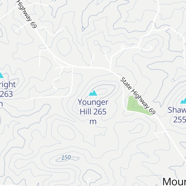 Map of Younger Hill
