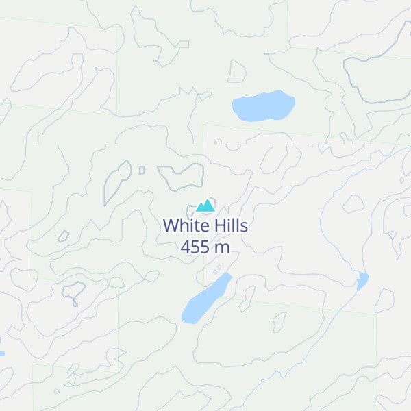 Map of White Hills