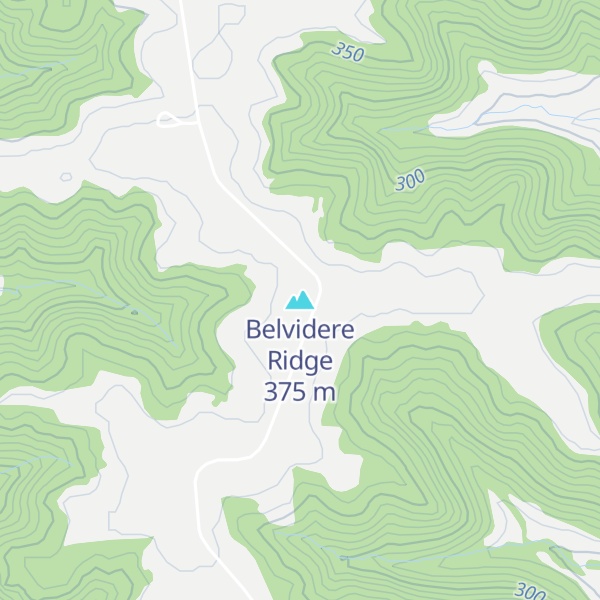 Map of Belvidere Ridge