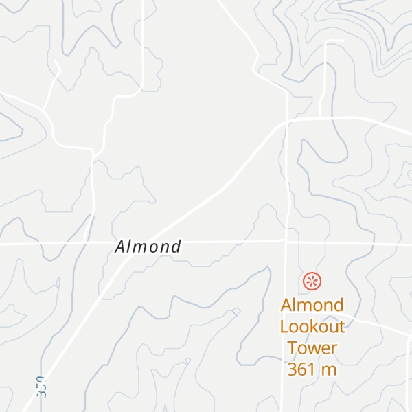 Map of Brock Mountain