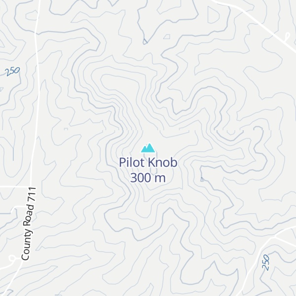 Map of Pilot Knob