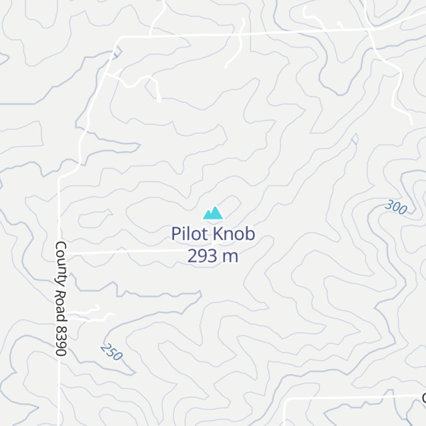 Map of Pilot Knob