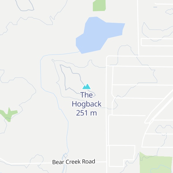 Map of The Hogback