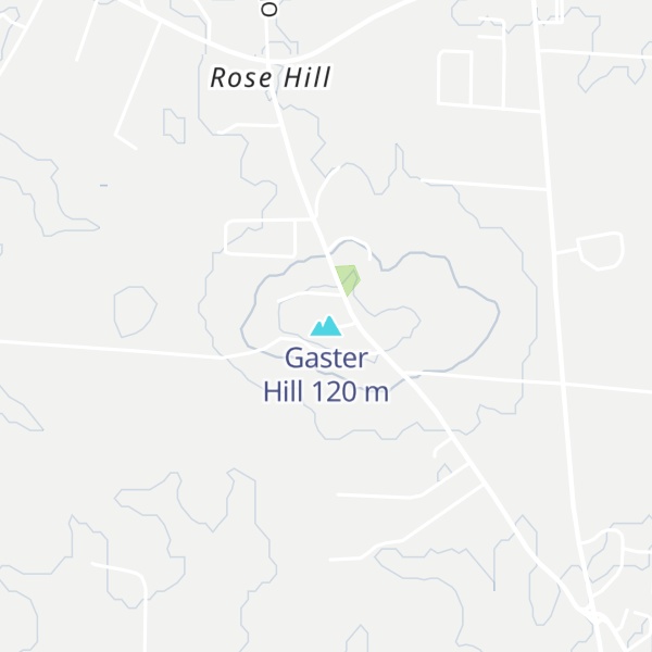 Map of Gaster Hill