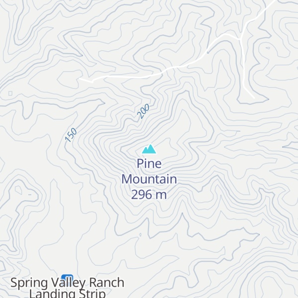 Map of Pine Mountain