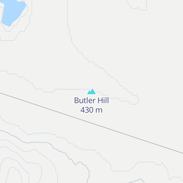 Map of Butler Hill