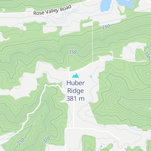 Map of Huber Ridge