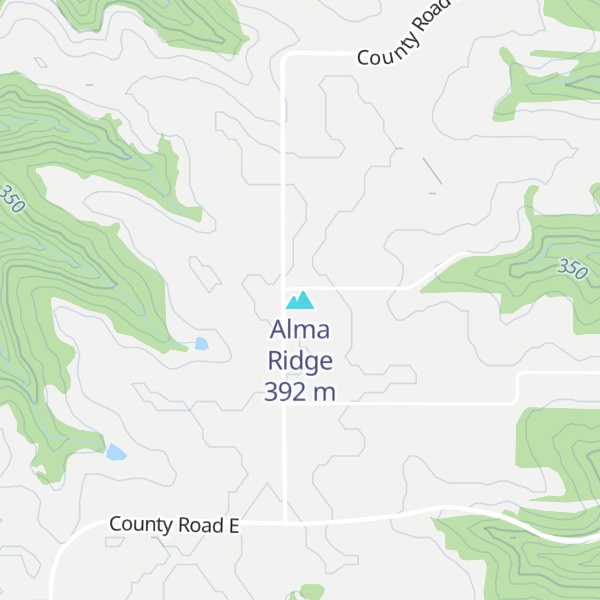 Map of Alma Ridge