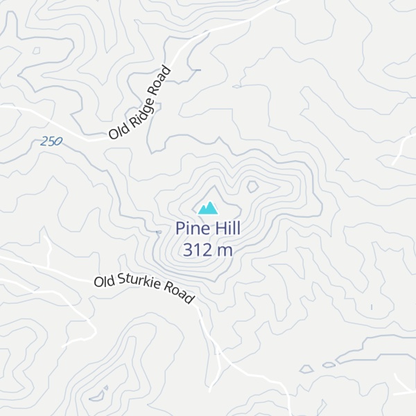 Map of Pine Hill