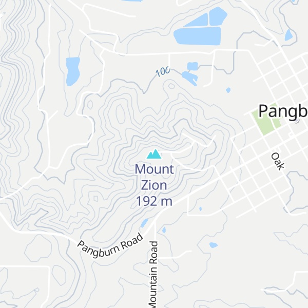 Map of Mount Zion