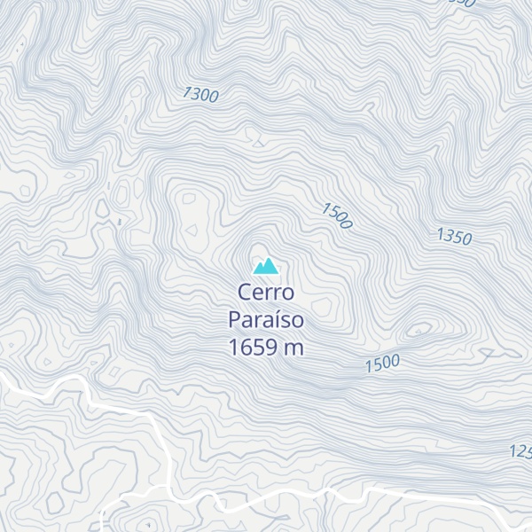 Map of Cerro Paraíso