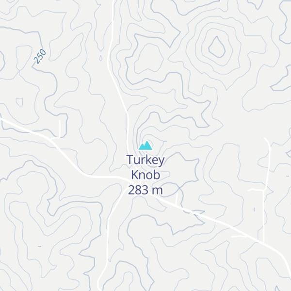 Map of Turkey Knob