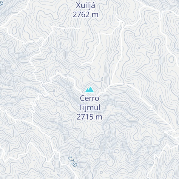 Map of Cerro Tijmul