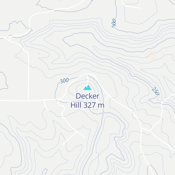 Map of Decker Hill