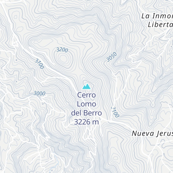 Map of Cerro Lomo del Berro