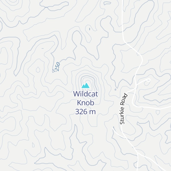 Map of Wildcat Knob