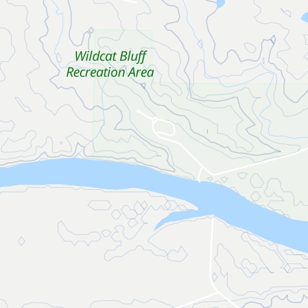 Map of Wildcat Bluff