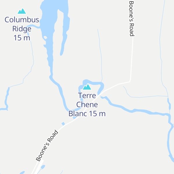 Map of Terre Chene Blanc