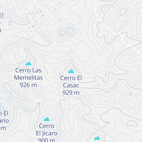 Map of Cerro El Casac