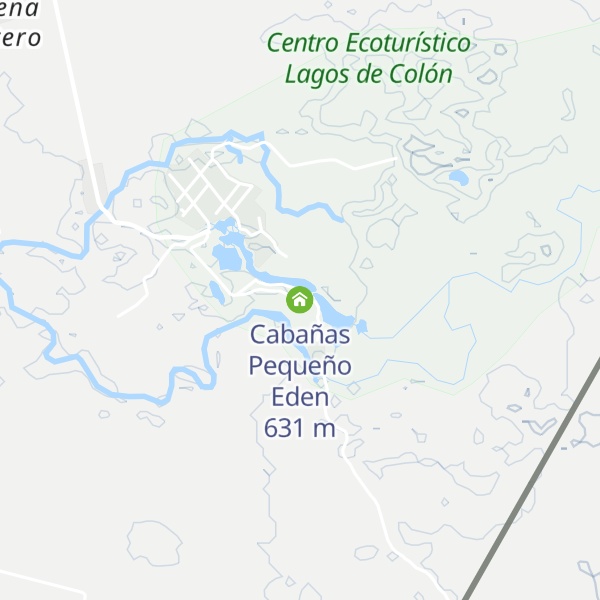 Map of Cabañas Pequeño Eden
