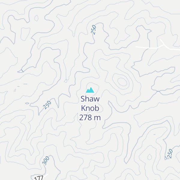 Map of Shaw Knob