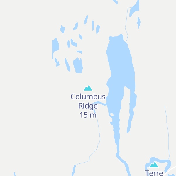 Map of Columbus Ridge