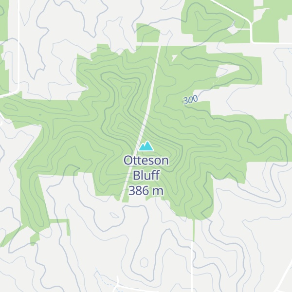 Map of Otteson Bluff