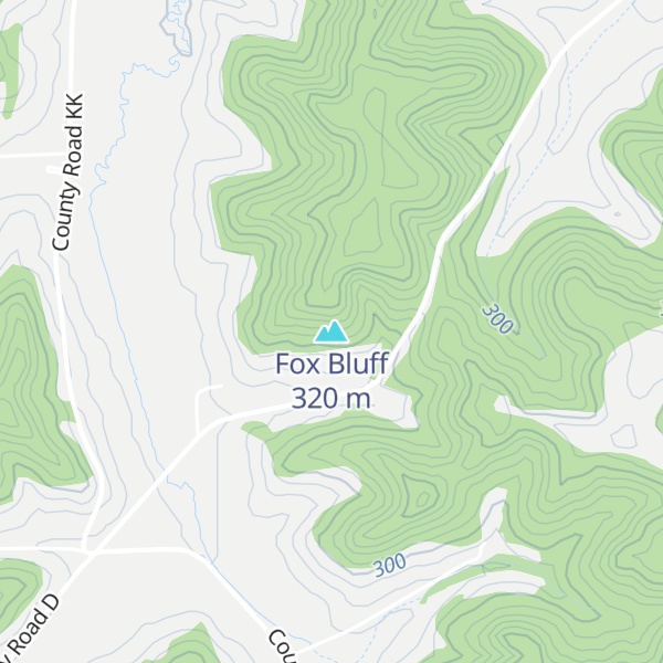 Map of Fox Bluff