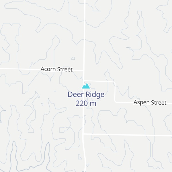 Map of Deer Ridge