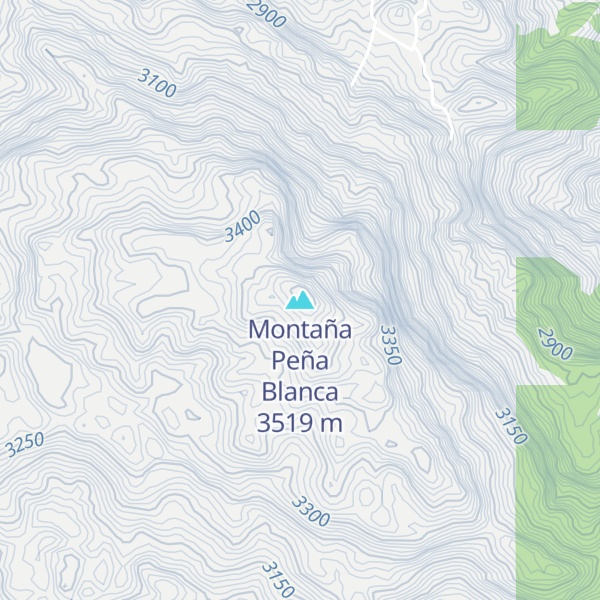 Map of Montaña Peña Blanca