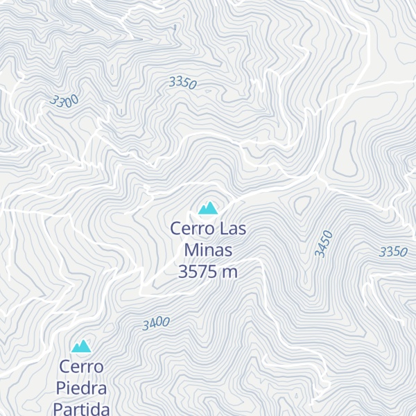 Map of Cerro Las Minas