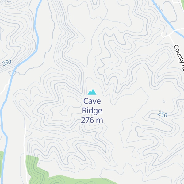 Map of Cave Ridge