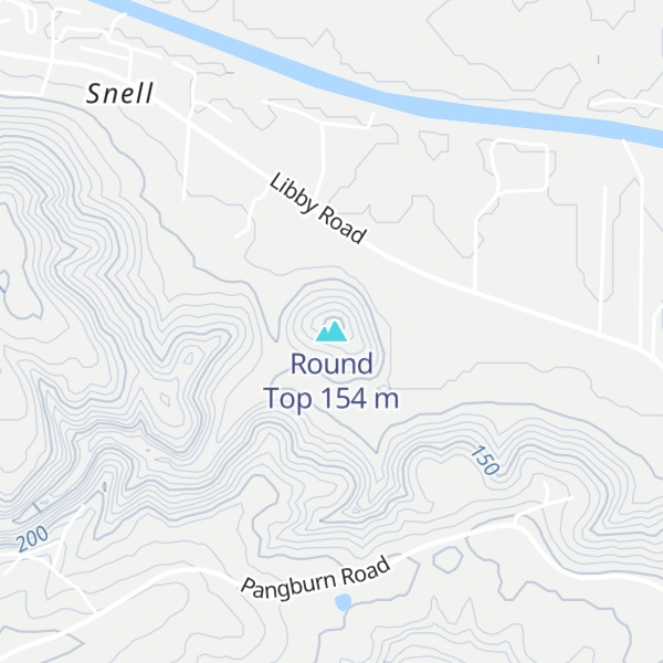 Map of Round Top