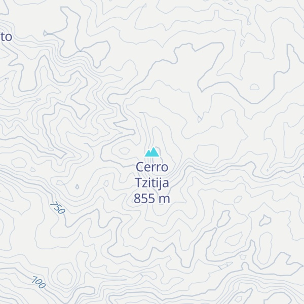 Map of Cerro Tzitija
