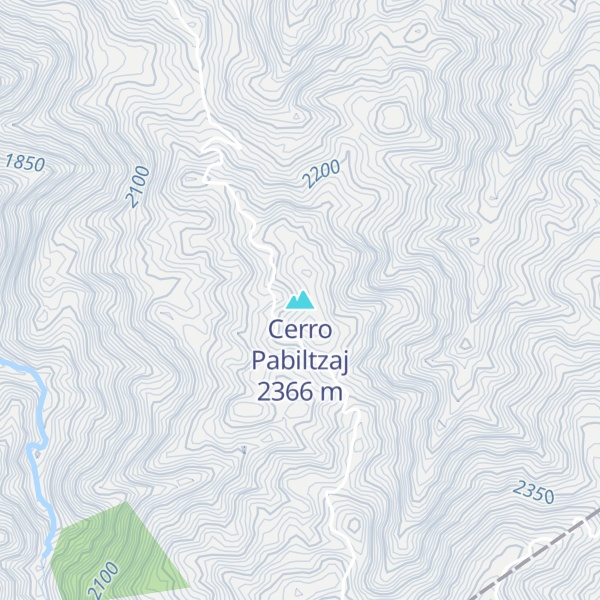 Map of Cerro Pabiltzaj