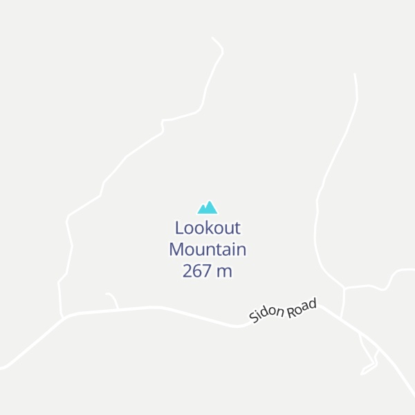 Map of Lookout Mountain